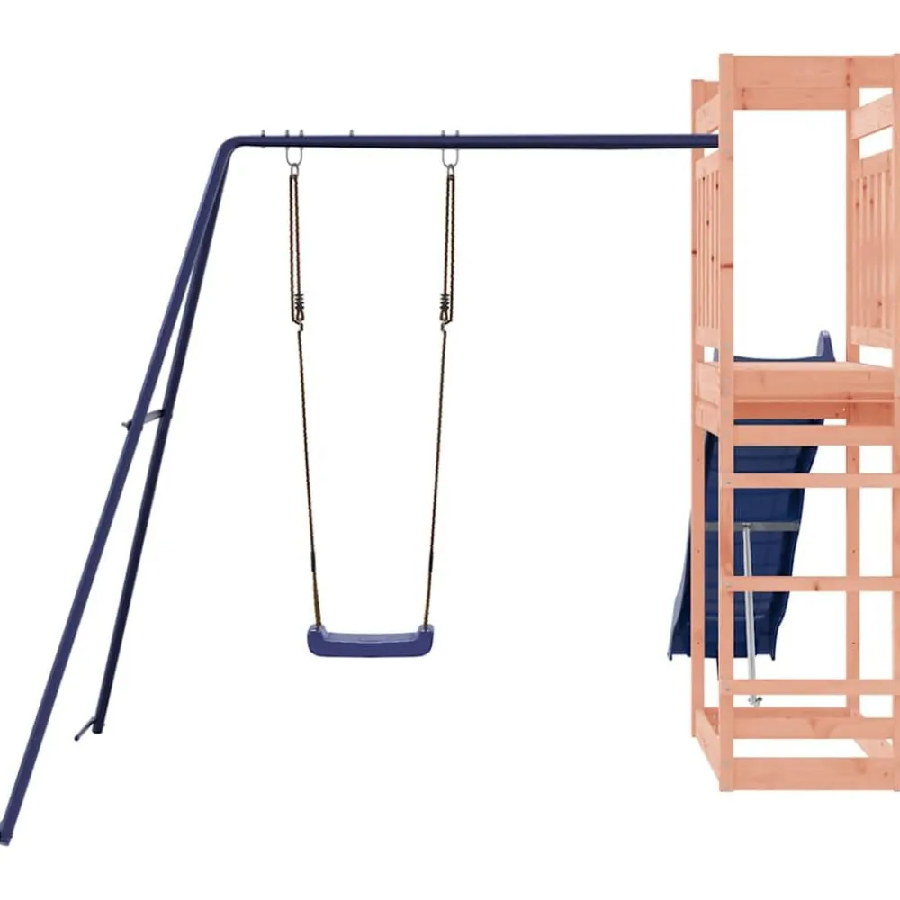 vidaXL Estructuras Para Juegos Al Aire Libre-Parque infantil de exterior madera maciza Douglas