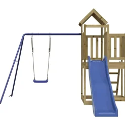 vidaXL Parque infantil de exterior madera de pino impregnada Hot