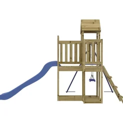 vidaXL Parque infantil de exterior madera de pino impregnada Hot