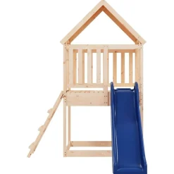 vidaXL Estructuras Para Juegos Al Aire Libre-Parque infantil de exterior madera maciza de pino