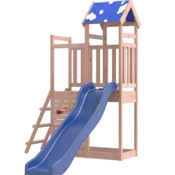 vidaXL Estructuras Para Juegos Al Aire Libre-Parque infantil de exterior madera maciza Douglas3156935