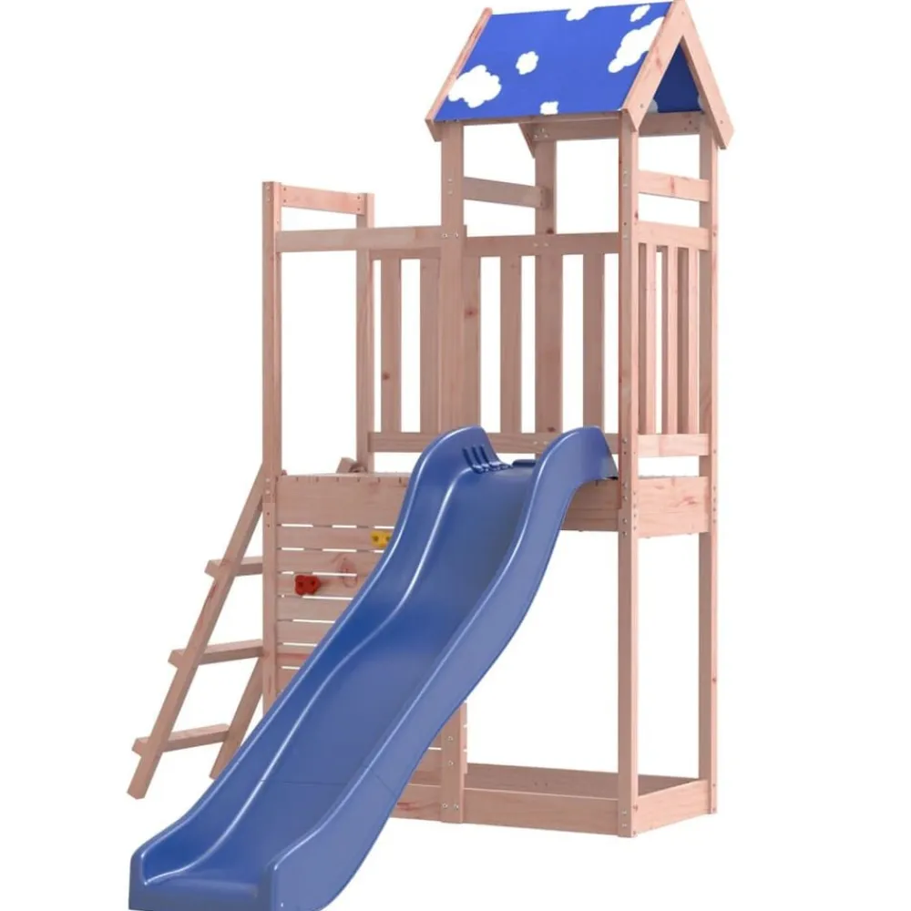 vidaXL Estructuras Para Juegos Al Aire Libre-Parque infantil de exterior madera maciza Douglas3156935