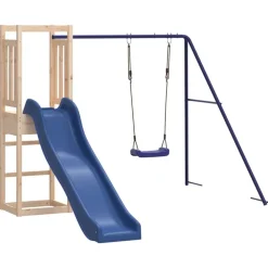vidaXL Parque infantil de exterior madera de pino impregnada Hot