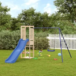 vidaXL Parque infantil de exterior madera de pino impregnada Hot