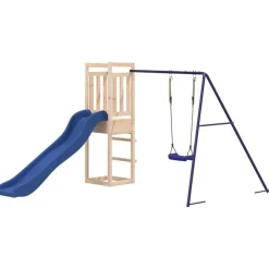 vidaXL Parque infantil de exterior madera de pino impregnada Hot