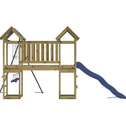 vidaXL Parque infantil de exterior madera de pino impregnada Sale