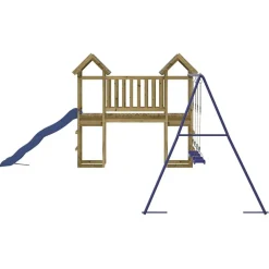 vidaXL Parque infantil de exterior madera de pino impregnada Sale