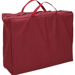 vidaXL Parque infantil para bebés con colchón tela lino Rojo Sale