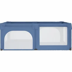 vidaXL Parque para bebés con 2 puertas tela Oxford Azul claro Hot