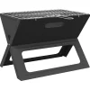 vidaXL Cocina Y Comedor-Parrilla al aire libre Negro 46 x 31 x 31 cm Acero