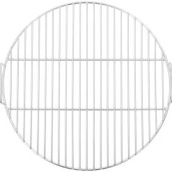 vidaXL Cocina Y Comedor-Parrilla redonda de BBQ con asas acero inoxidable 304 Ø44,5 cm