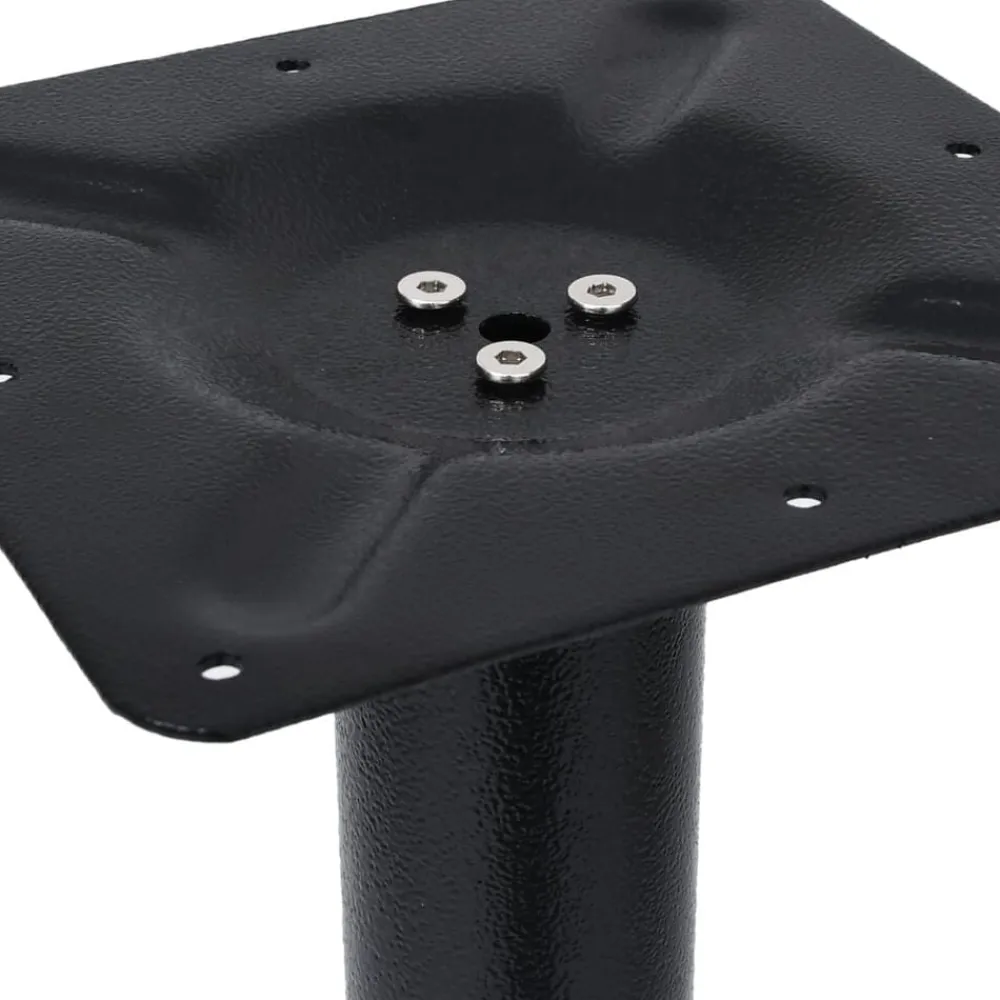 vidaXL Pata de mesa de bistró negra 56x56x72 cm de hierro fundido Outlet