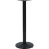 vidaXL Accesorios Para Mesas-Pata de mesa de bistró negra Ø43x107 cm Hierro fundido