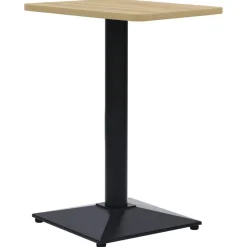 vidaXL Accesorios Para Mesas-Pata de mesa de bistró negra 41x41x72 cm de hierro fundido