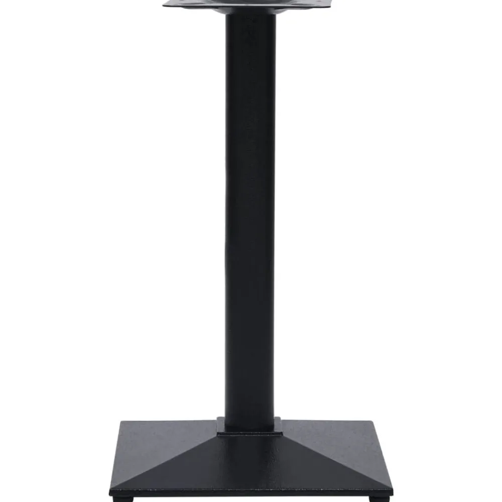 vidaXL Accesorios Para Mesas-Pata de mesa de bistró negra 41x41x72 cm de hierro fundido