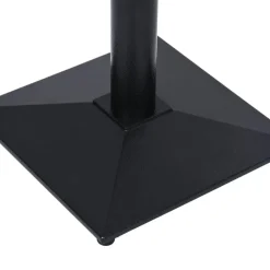 vidaXL Accesorios Para Mesas-Pata de mesa de bistró negra 41x41x72 cm de hierro fundido