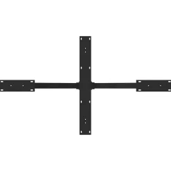 vidaXL Pata de mesa de comedor forma de araña negra 120x68x(72-73) cm acero Negro Clearance