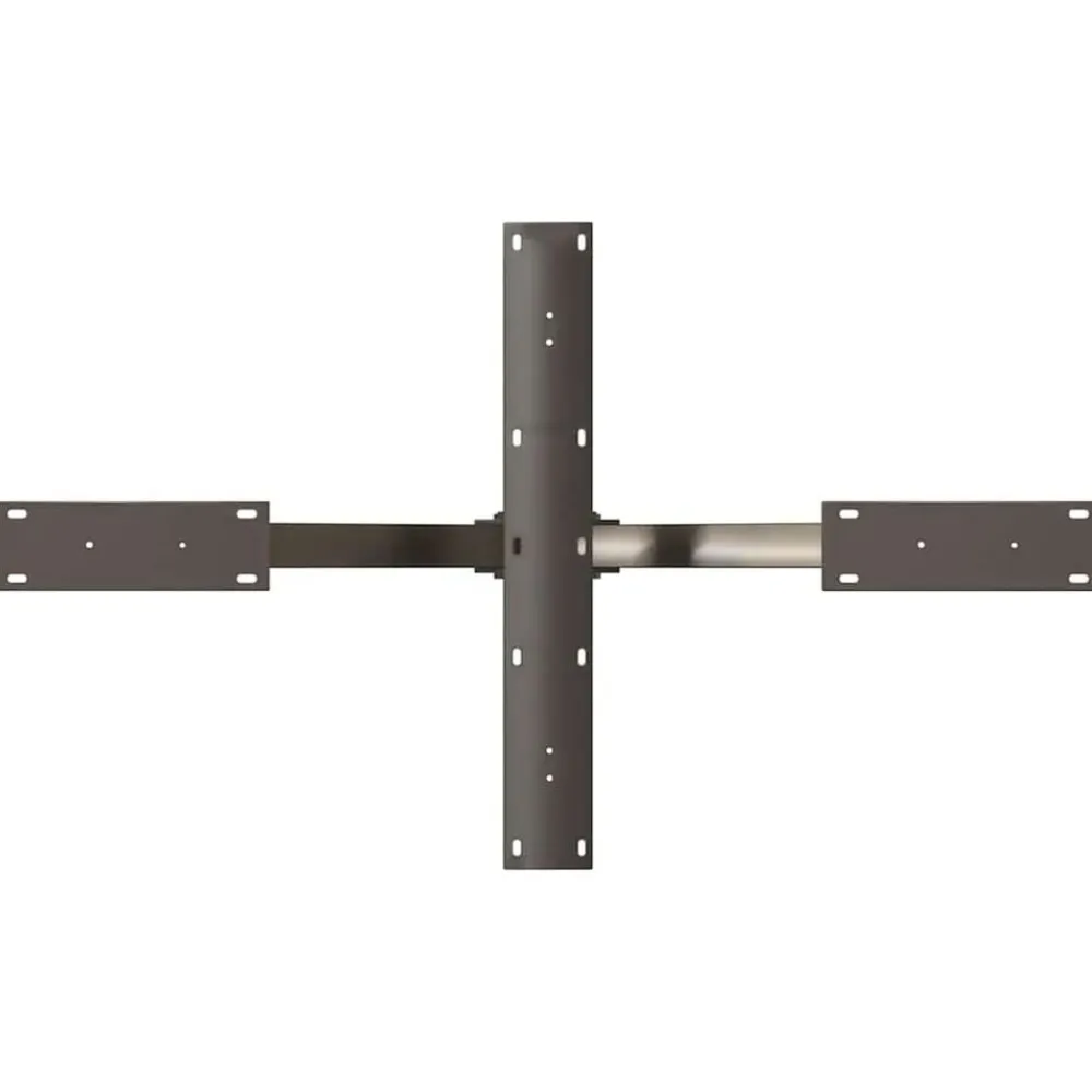 vidaXL Accesorios Para Mesas-Pata para mesa de centro con forma de araña, color negro, 98 x 58 x (42-43) cm, acero