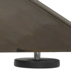 vidaXL Accesorios Para Mesas-Pata para mesa de centro con forma de araña, color negro, 98 x 58 x (42-43) cm, acero