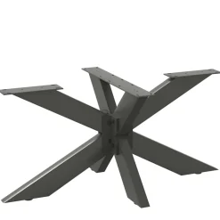 vidaXL Pata para mesa de centro con forma de araña, , 98 x 58 x (42-43) cm, acero Antracita Discount