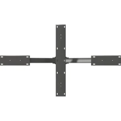 vidaXL Pata para mesa de centro con forma de araña, , 98 x 58 x (42-43) cm, acero Antracita Discount