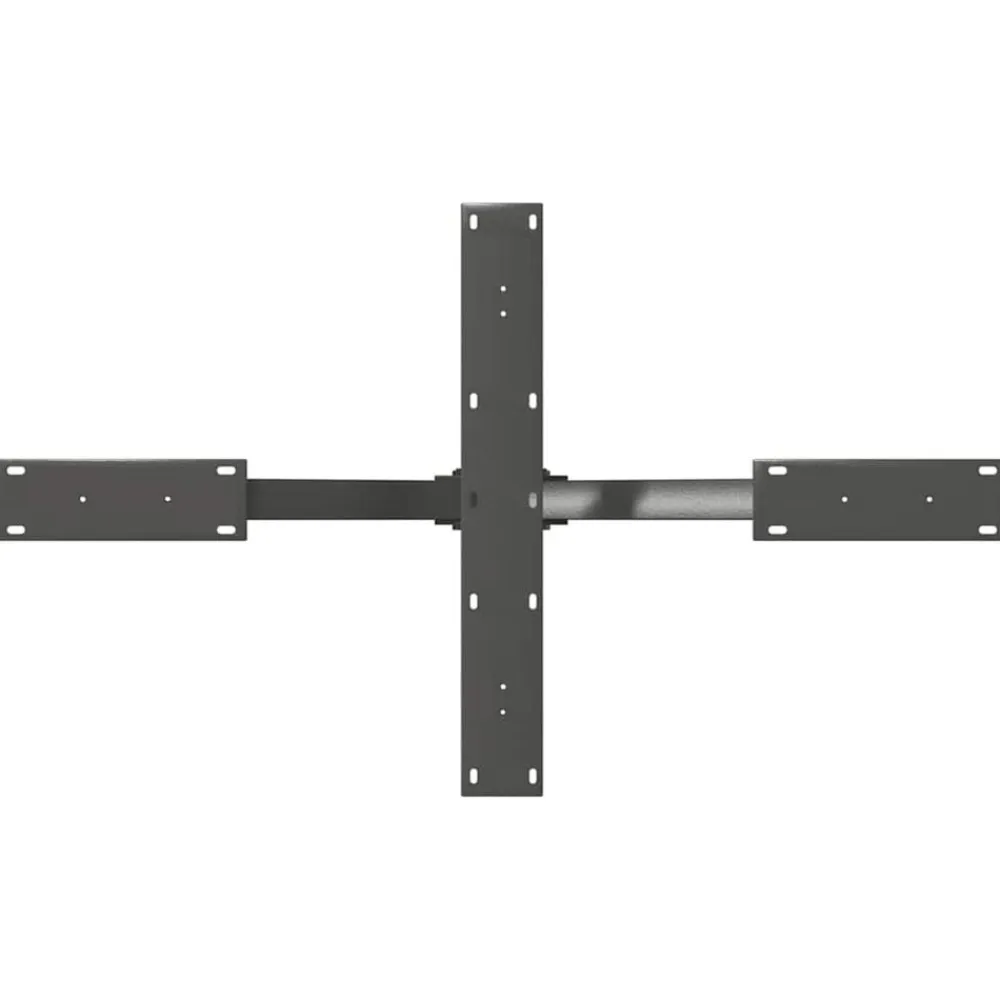 vidaXL Pata para mesa de centro con forma de araña, , 98 x 58 x (42-43) cm, acero Antracita Discount