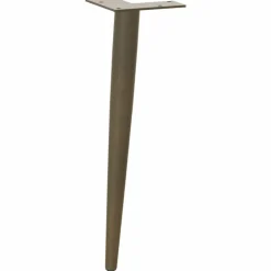 vidaXL Accesorios Para Mesas-Patas cónicas para mesa de centro , 4 unidades, acero , 30-31 cm