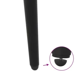 vidaXL Accesorios Para Mesas-Patas cónicas para mesa de centro (4 unidades), color , 30-31 cm, acero