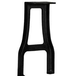 vidaXL Accesorios Para Mesas-Patas de banca en A 2 uds hierro fundido