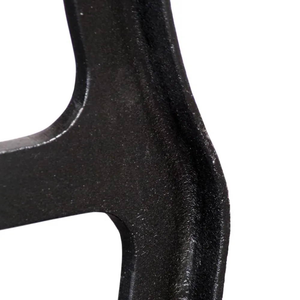 vidaXL Accesorios Para Mesas-Patas de banca en A 2 uds hierro fundido