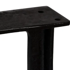vidaXL Accesorios Para Mesas-Patas de banca en A 2 uds hierro fundido