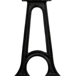 vidaXL Accesorios Para Mesas-Patas de banco base arqueada en forma de A hierro fundido2 uds