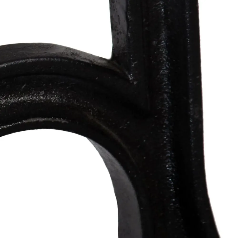 vidaXL Accesorios Para Mesas-Patas de banco base arqueada en forma de A hierro fundido2 uds