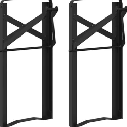 vidaXL Accesorios Para Sillas-Patas de Banco de Cerveza Negro