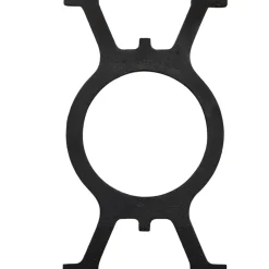 vidaXL Patas de banco en forma de O 2 unidades hierro fundido Clearance