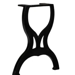vidaXL Accesorios Para Mesas-Patas de banco estructura en X 2 uds hierro fundido
