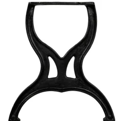 vidaXL Accesorios Para Mesas-Patas de banco estructura en X 2 uds hierro fundido