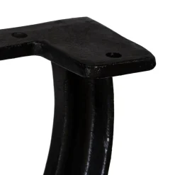 vidaXL Accesorios Para Mesas-Patas de banco estructura en X 2 uds hierro fundido