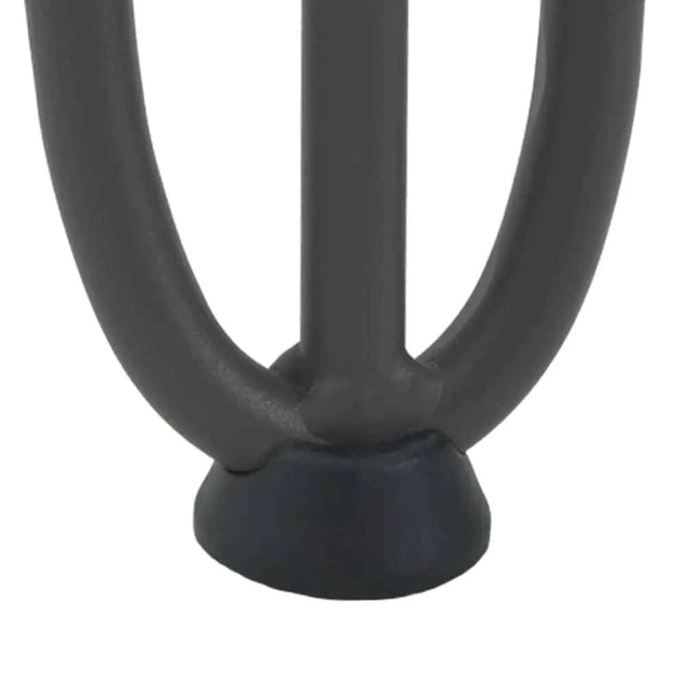 vidaXL Accesorios Para Mesas-Patas de horquilla para mesa de centro (4 unidades, , 10 cm, acero macizo)