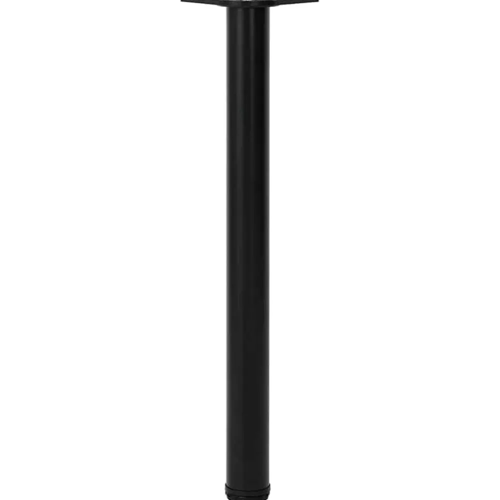 vidaXL Patas de mesa ajustables en 4 alturas 710 mm Negro