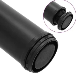 vidaXL Patas de mesa ajustables en 4 alturas 710 mm Negro
