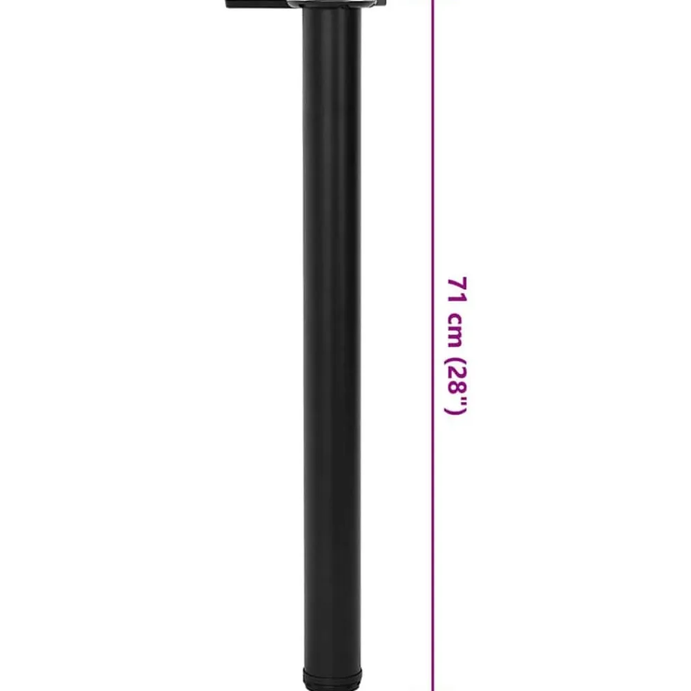 vidaXL Accesorios Para Mesas-Patas de mesa ajustables en 4 alturas 710 mm