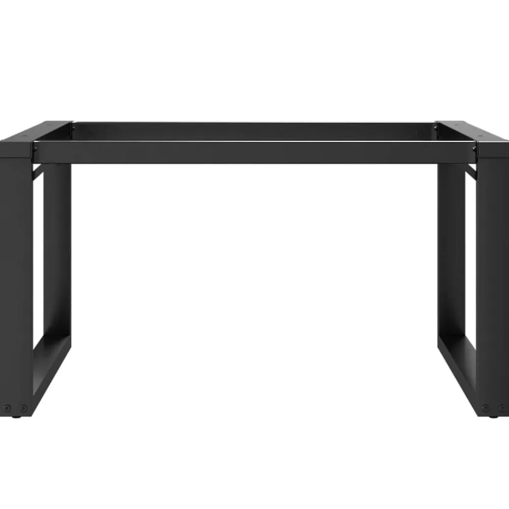 vidaXL Accesorios Para Mesas-Patas de mesa de centro estructura O acero 80x70x43 cm