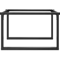 vidaXL Accesorios Para Mesas-Patas de mesa de centro estructura O acero 80x70x43 cm