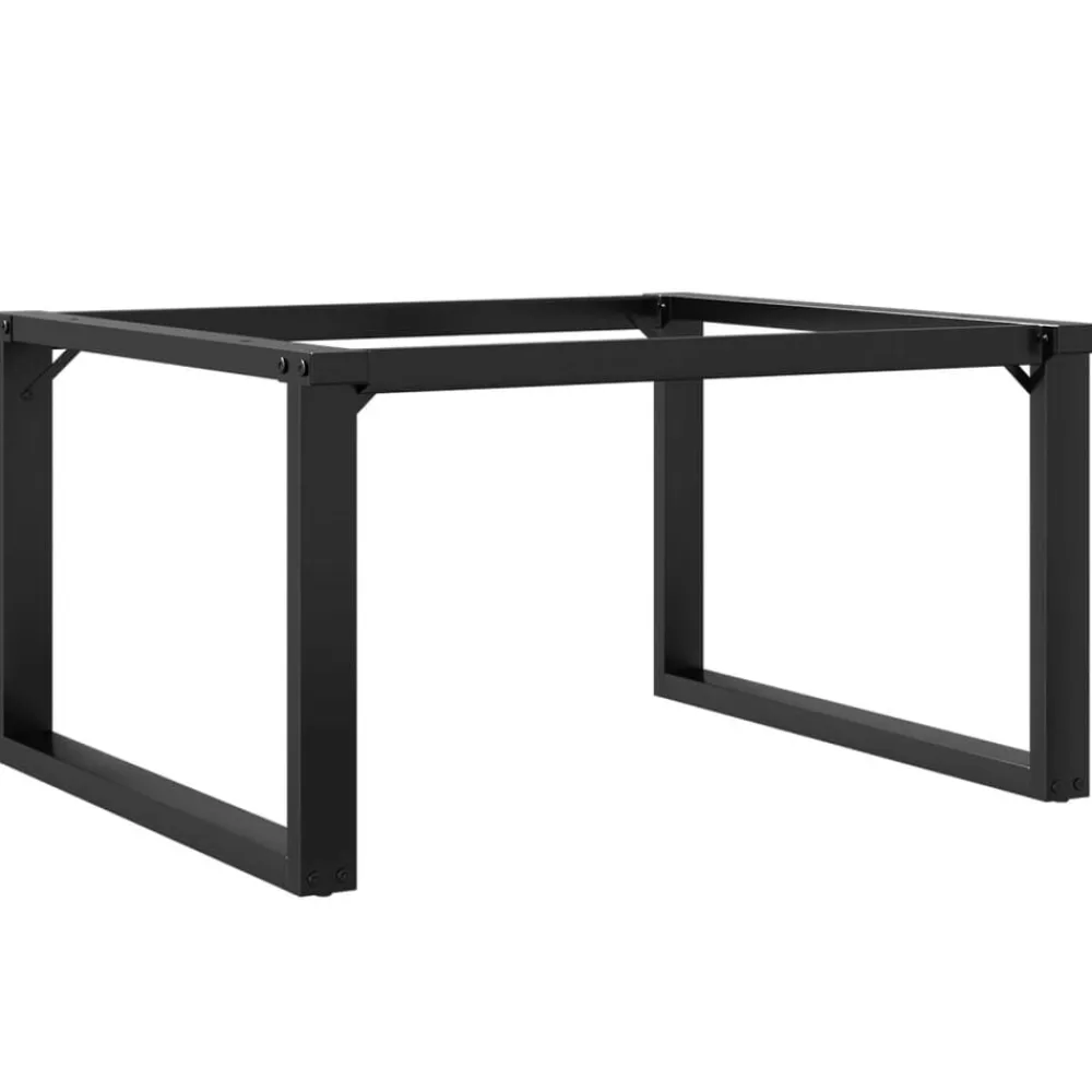 vidaXL Accesorios Para Mesas-Patas de mesa de centro estructura O acero 80x70x43 cm