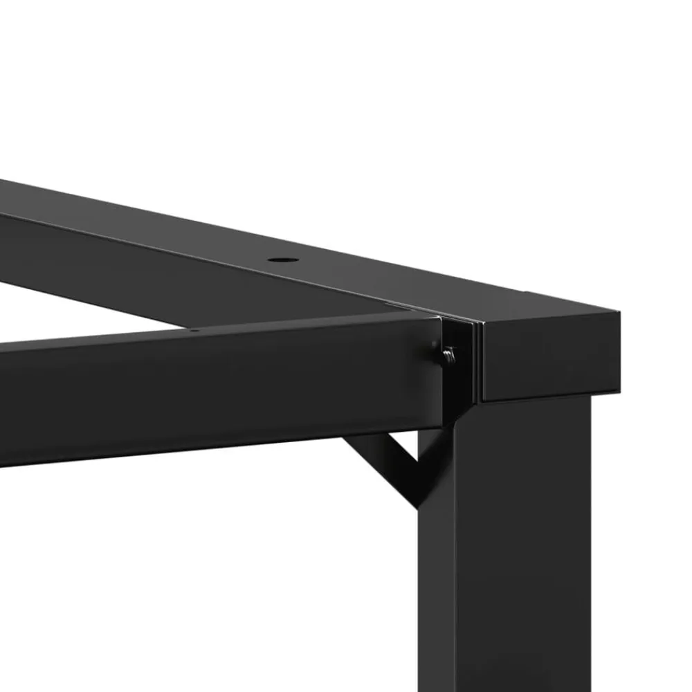 vidaXL Accesorios Para Mesas-Patas de mesa de centro estructura O acero 80x70x43 cm
