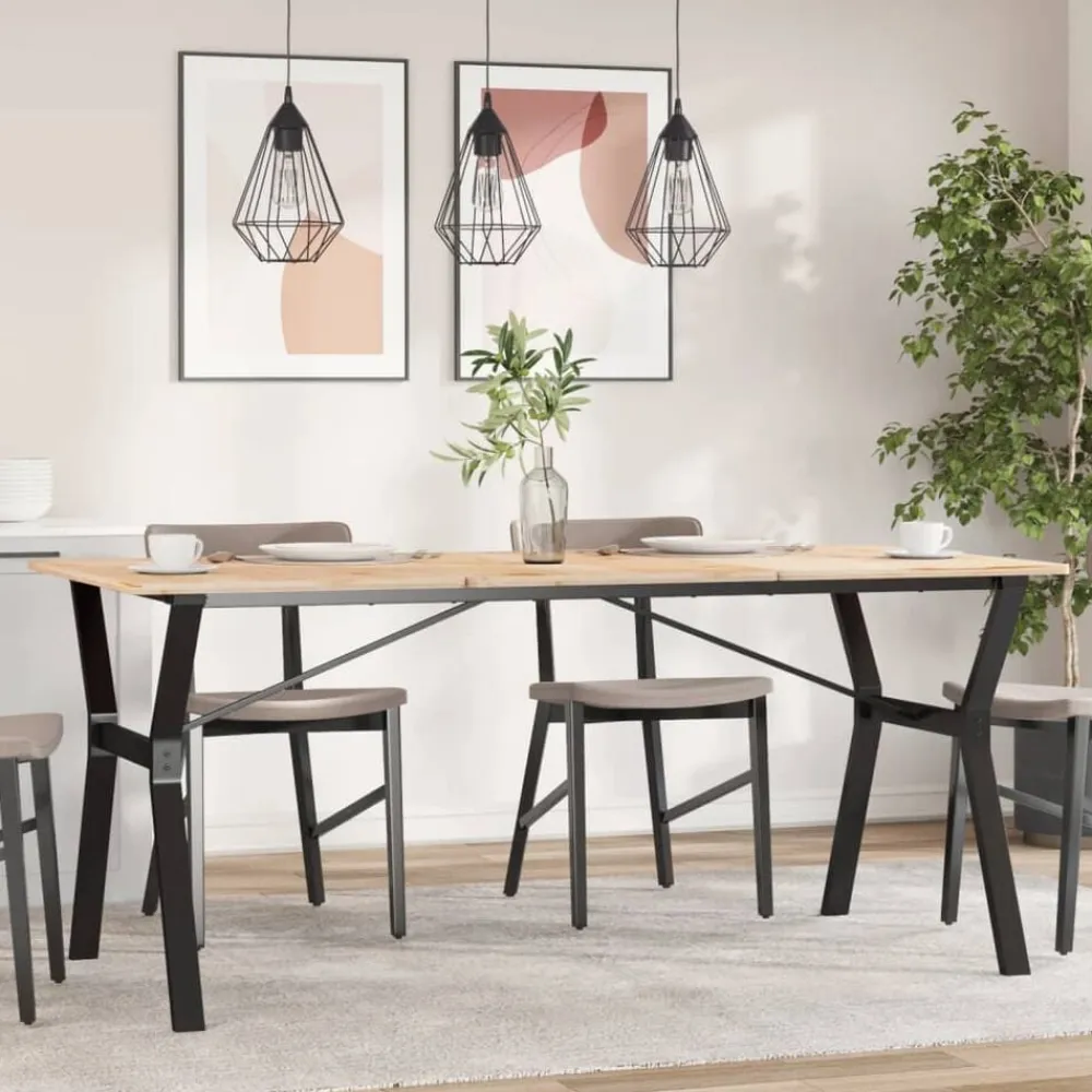 vidaXL Patas de mesa de comedor estructura Y acero 160x80x73 cm Hot