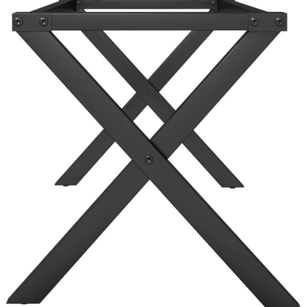 vidaXL Patas de mesa de centro estructura X acero 70x30x43 cm Online
