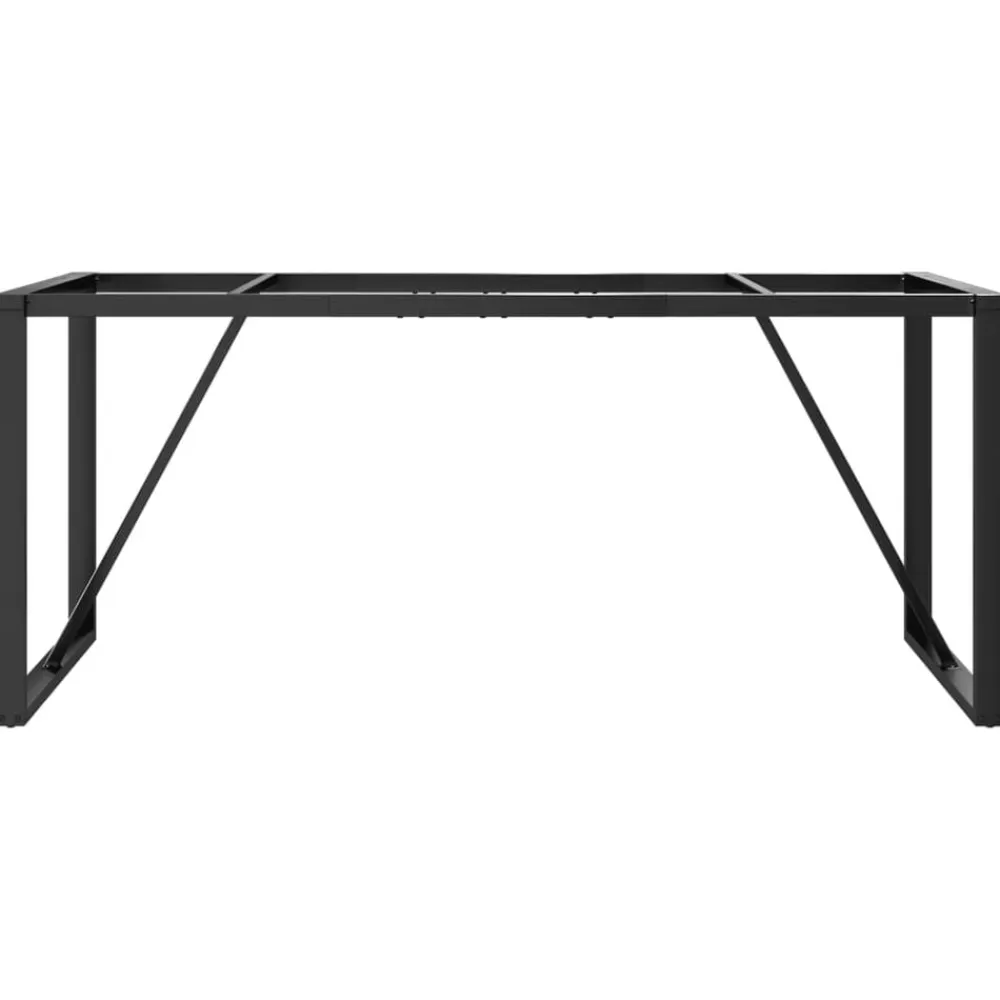 vidaXL Accesorios Para Mesas-Patas de mesa de comedor estructura O acero 160x80x73 cm