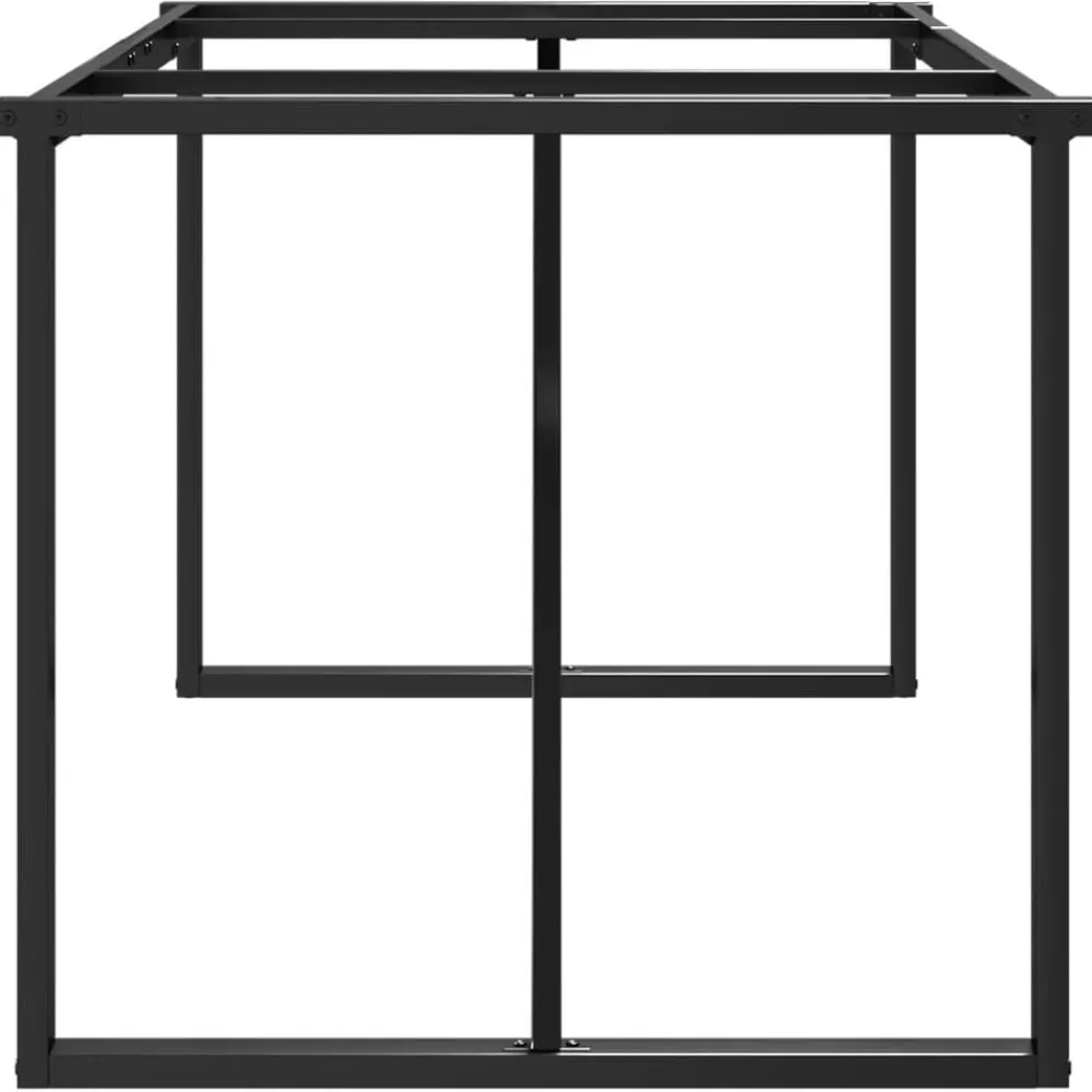 vidaXL Accesorios Para Mesas-Patas de mesa de comedor estructura O acero 160x80x73 cm